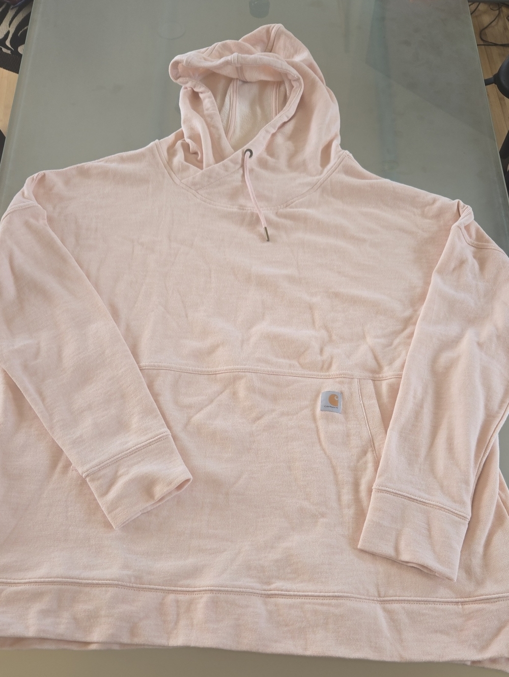 Carhartt Men's Light Pink Crewneck Hoodie